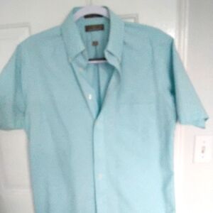 Claybrooke Light Teal Short Sleeve Shirt.